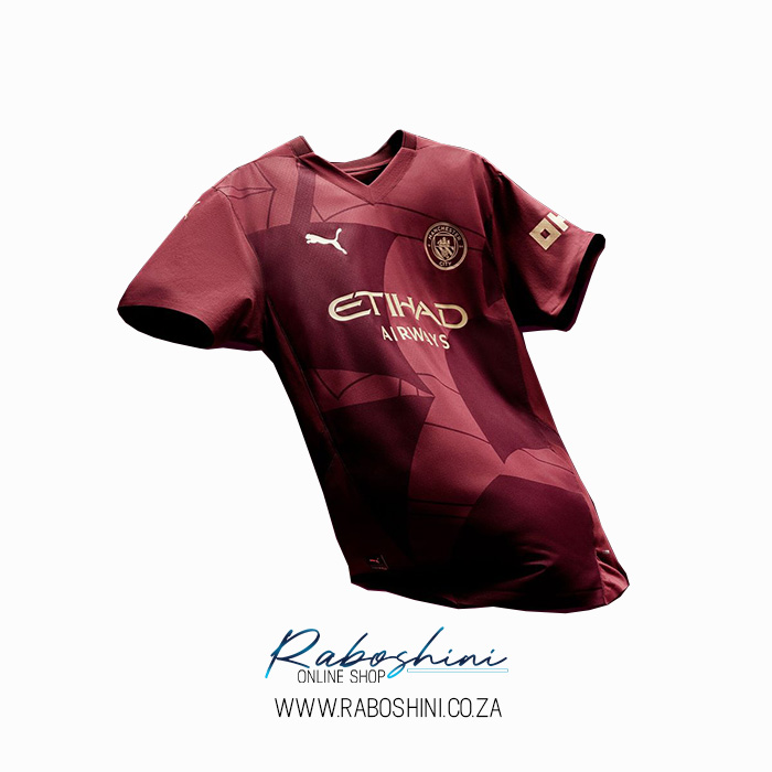 Manchester City Jersey (Red) - Image 3