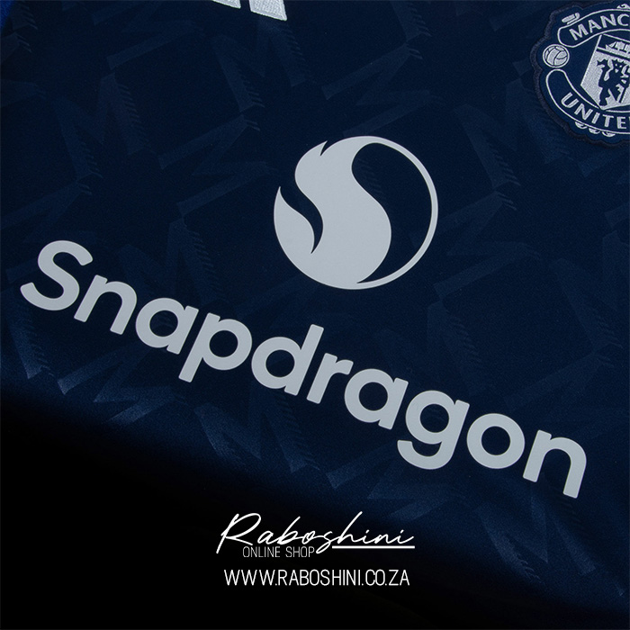 Man U 24/25 Soccer Jersey (Blue) - Image 3