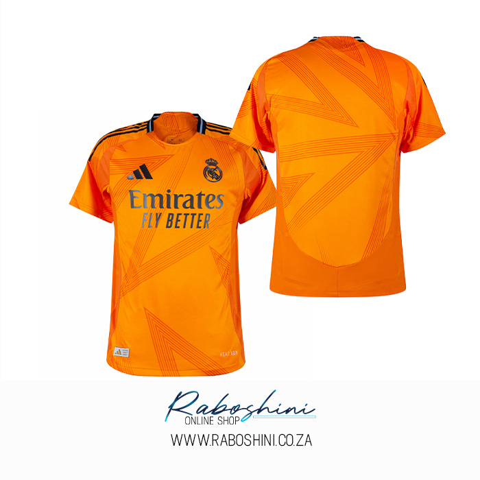 Real Madrid 24-25 Emirates Orange Jersey - Image 2