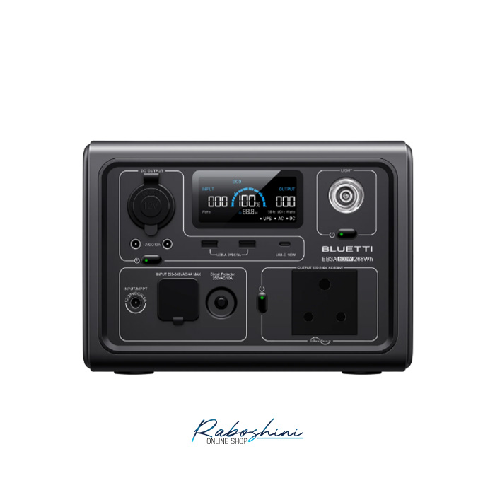 BLUETTI EB3A Portable Power Station 600W 268Wh - Image 2