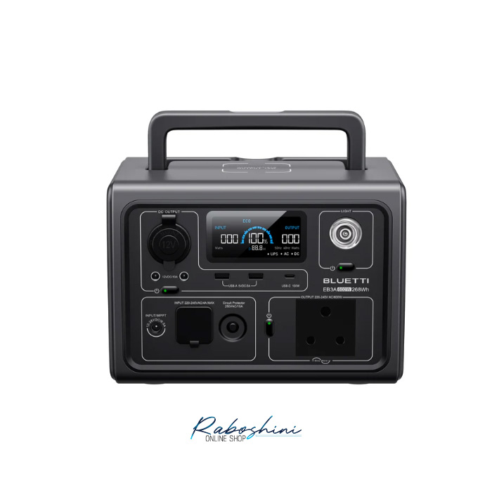 BLUETTI EB3A Portable Power Station 600W 268Wh