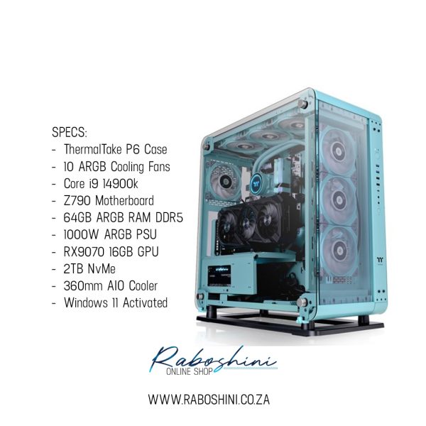 ThermalTake P6 Custom Build - High End Gaming PC - Image 4