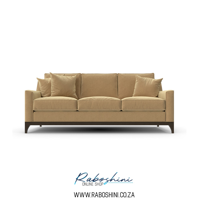 Vintage Sofa - 3 Seater Brown - Image 2