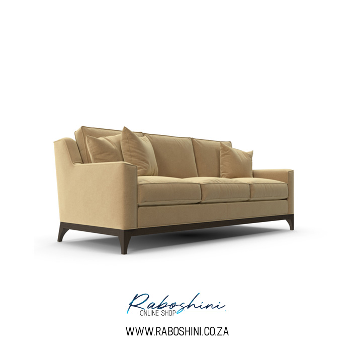 Vintage Sofa - 3 Seater Brown - Image 3