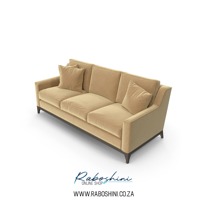 Vintage Sofa - 3 Seater Brown - Image 7